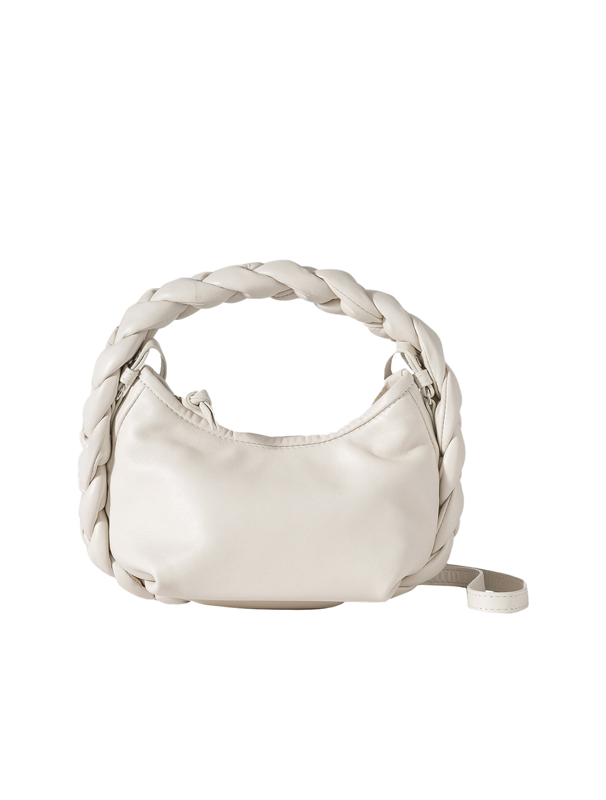 Totes bags Hereu - Espiga mini braided handle leather handbag