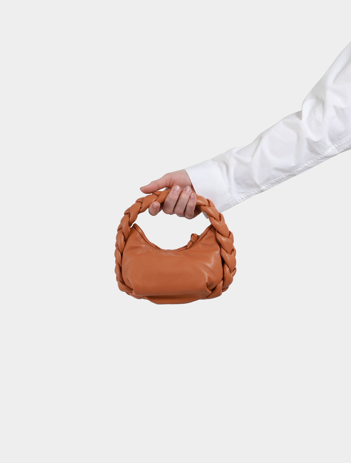 Espiga Mini Braided-Handle Tote Bag
