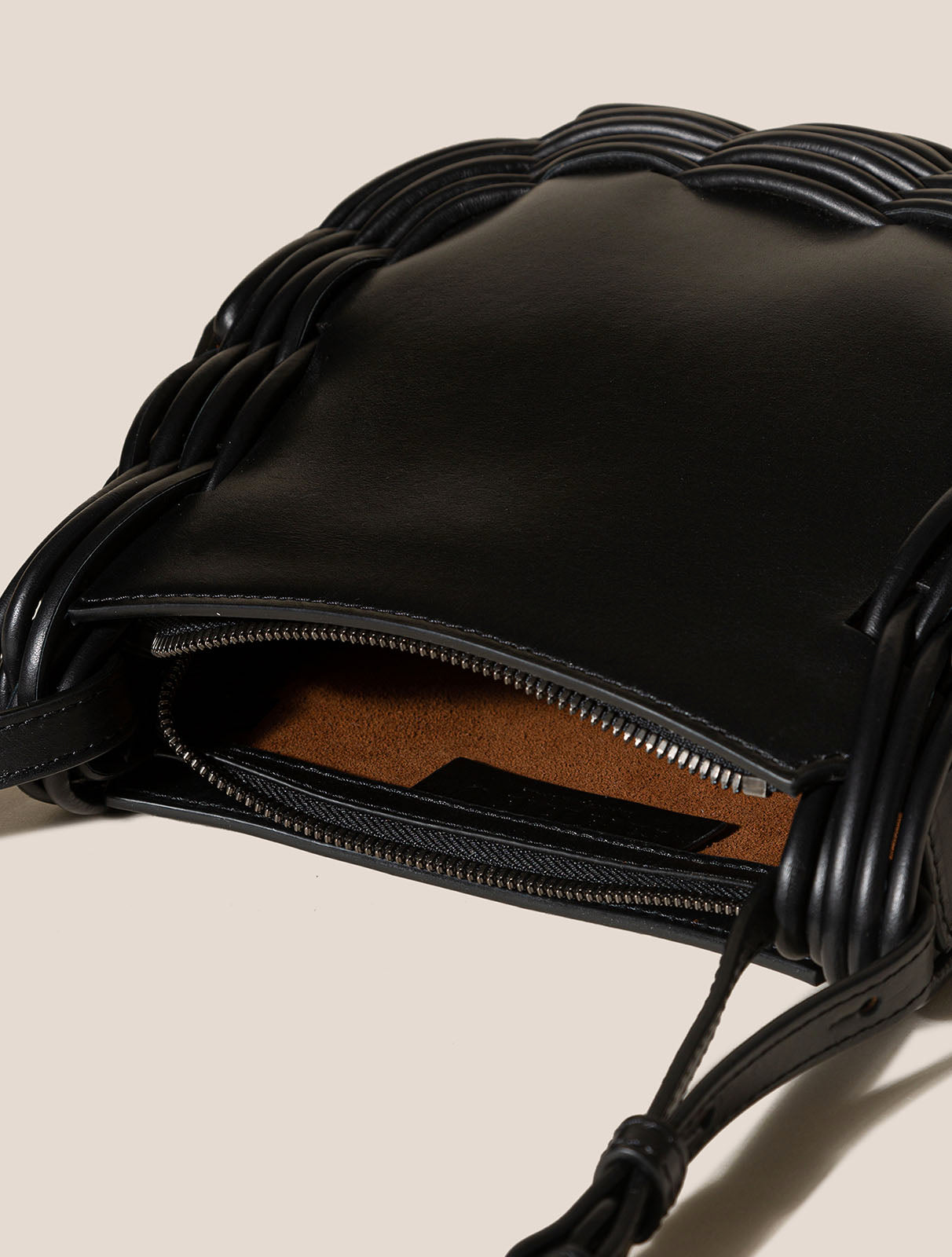 Pinar Braided Detail Crossbody Bag