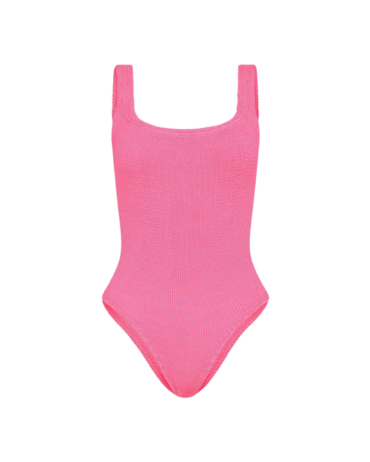 Square Neck Crinkle Swimsuit