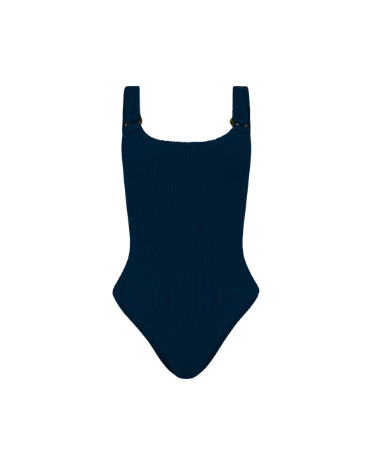 Domino Crinkle Swimsuit