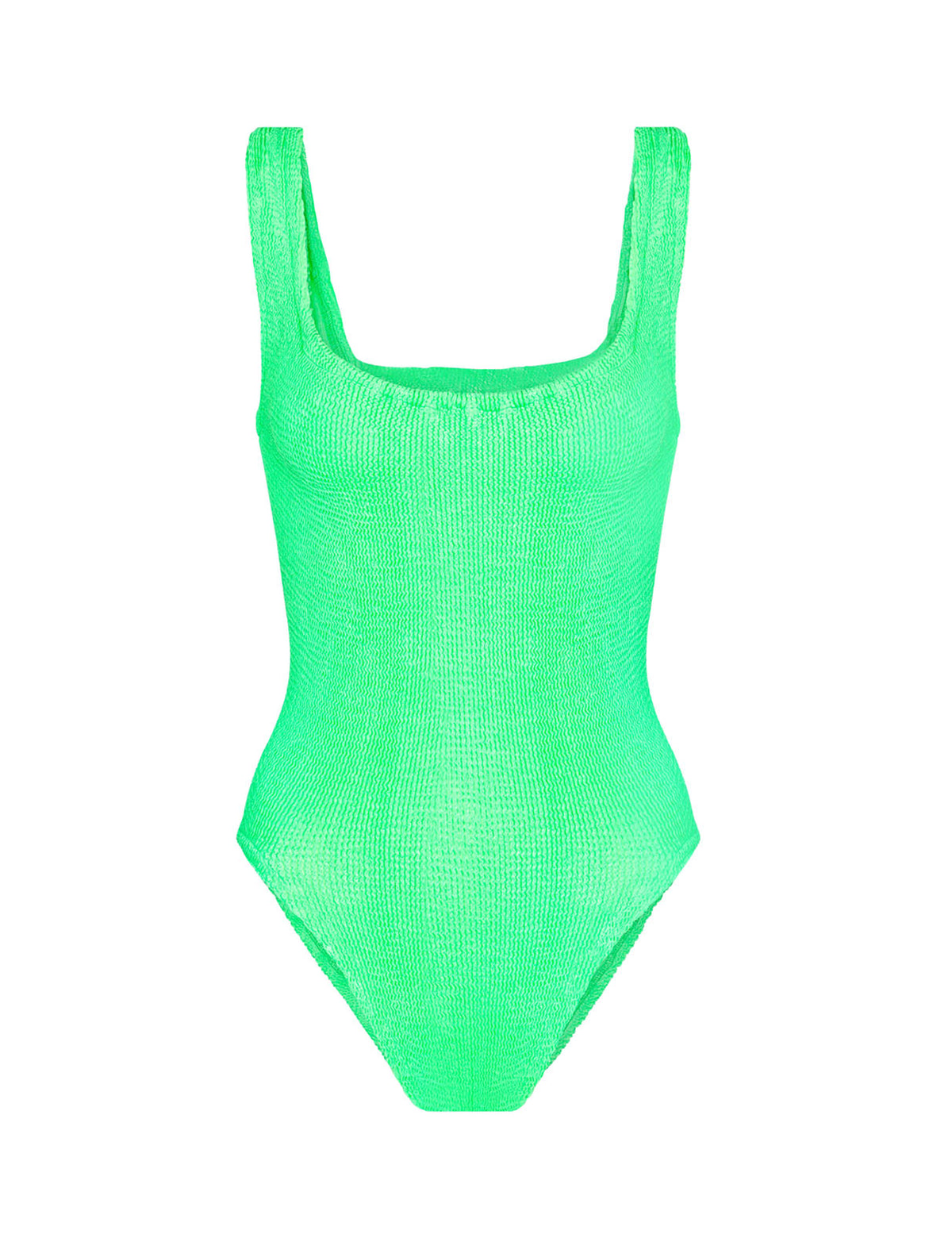 Shop Hunza G Square Neck Crinkle Swimsuit Online Camargue Fashion