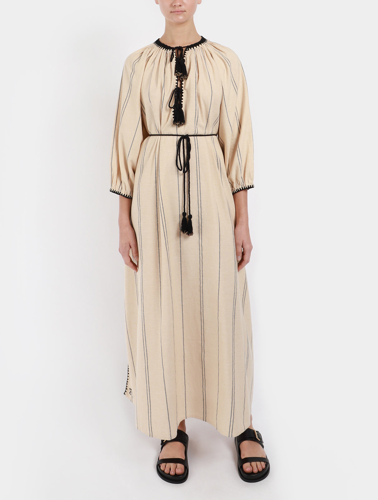 Priam Kolonaki Stripe Caftan