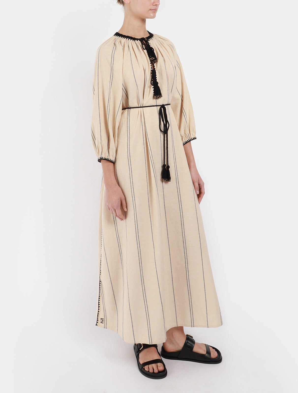 Priam Kolonaki Stripe Caftan