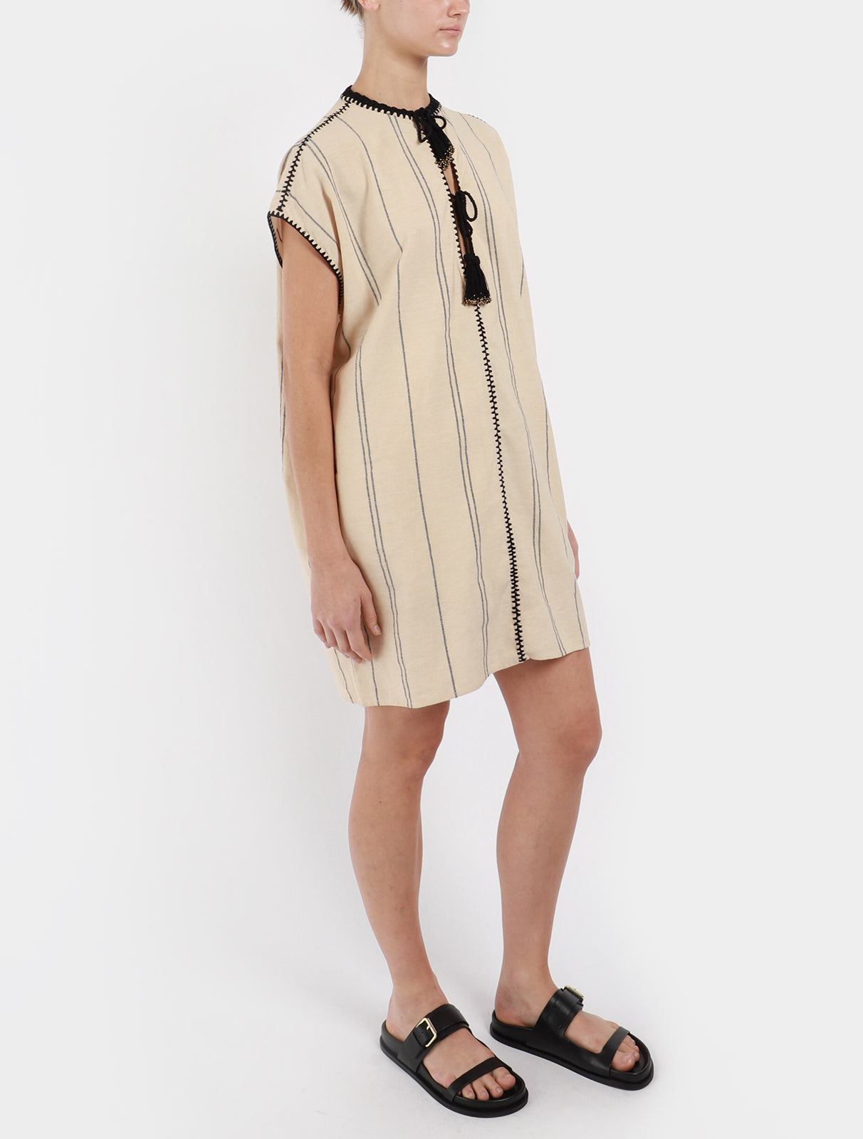 Zelos Kolonaki Stripe Caftan