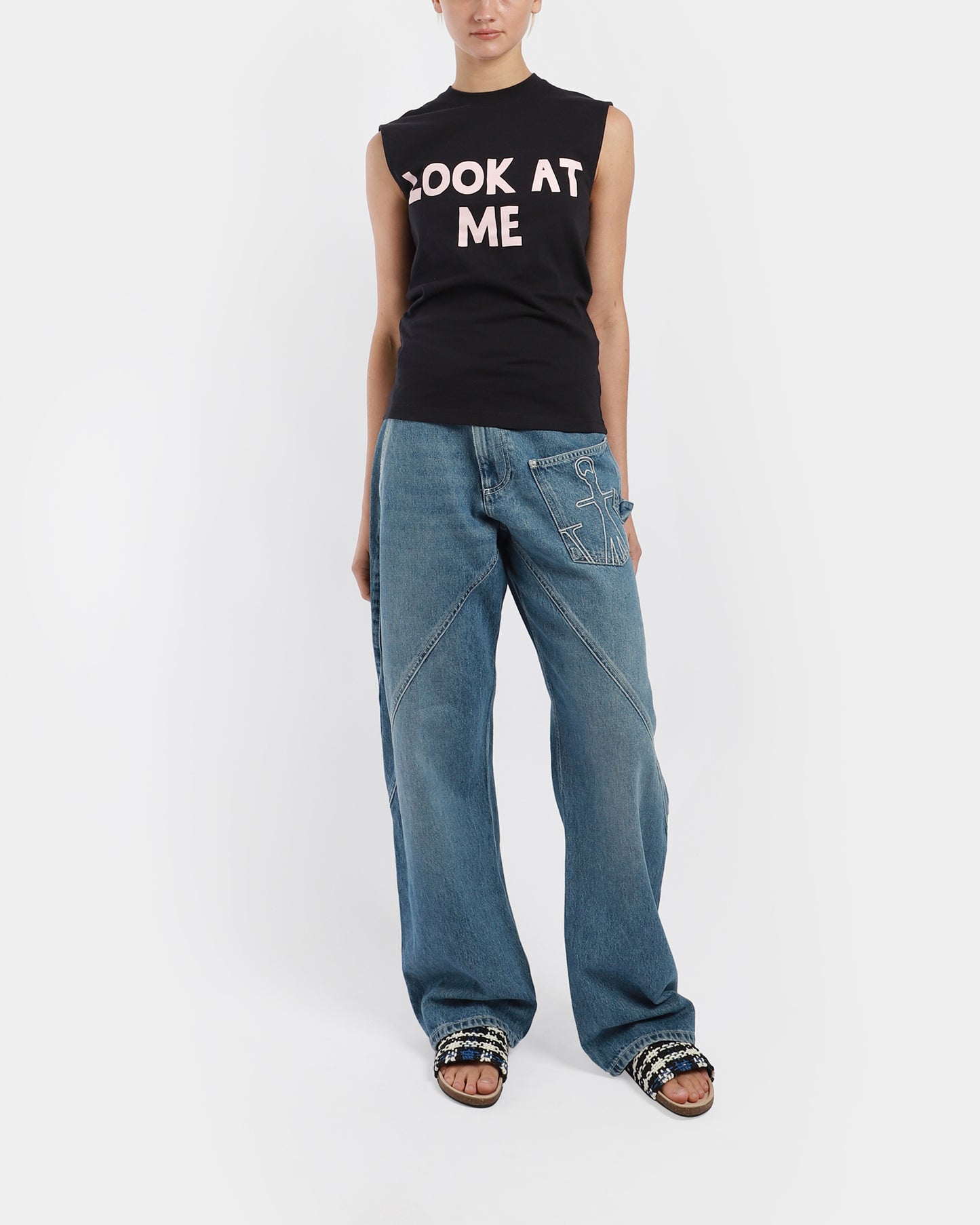 Look At Me Print Tank Top