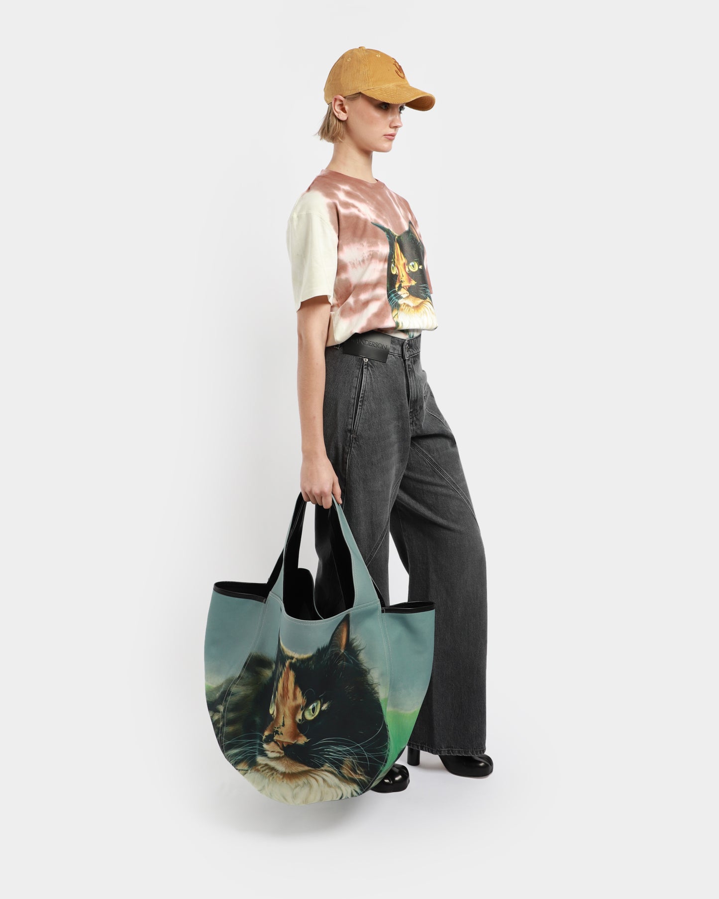 Maxi Canvas Cat Tote