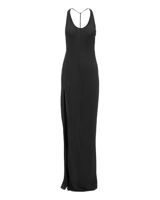 jw-anderson-halterneck-slit-dress-black