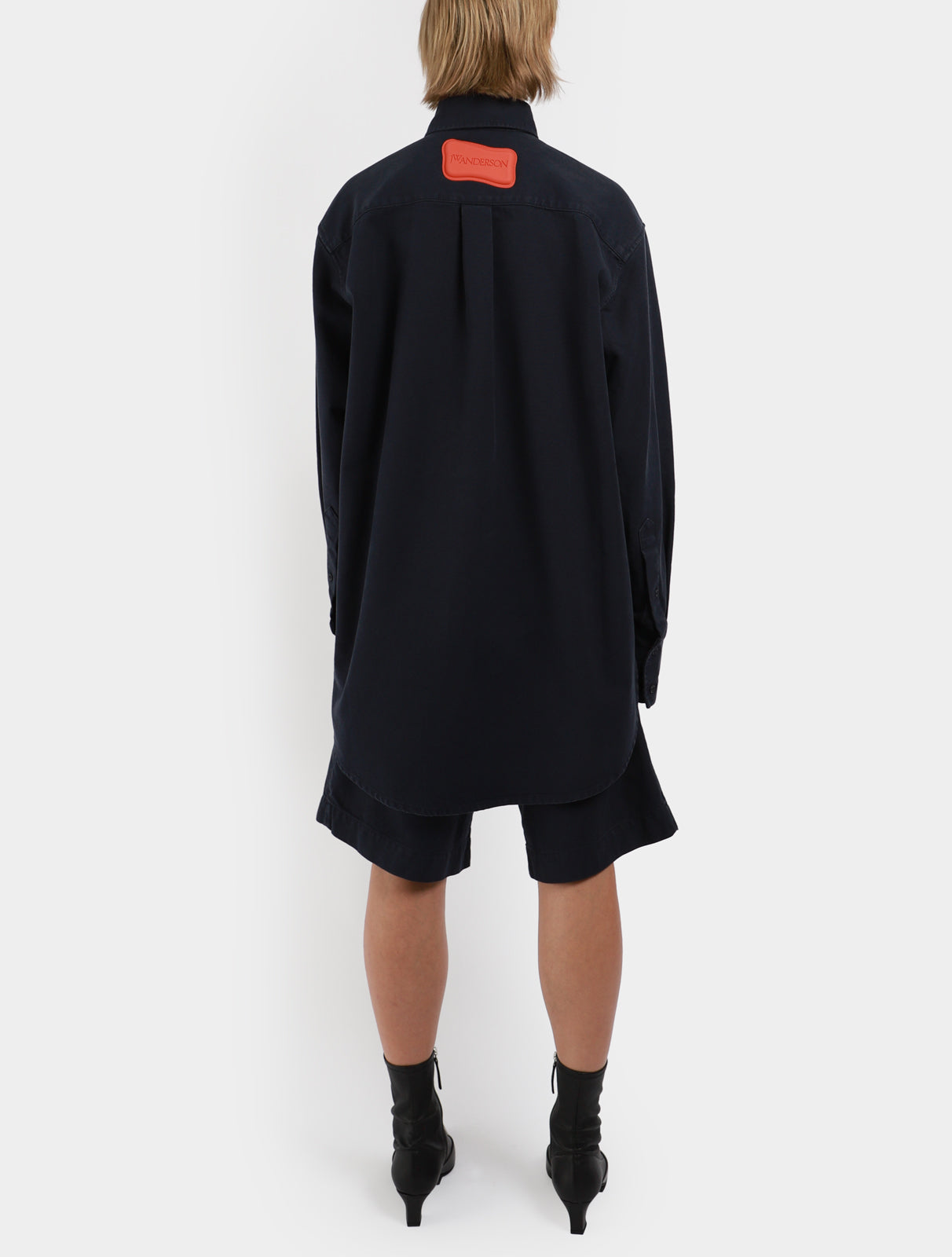 Oversized Contrast Pocket Shirt