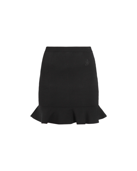 Ruffled Hem Mini Skirt