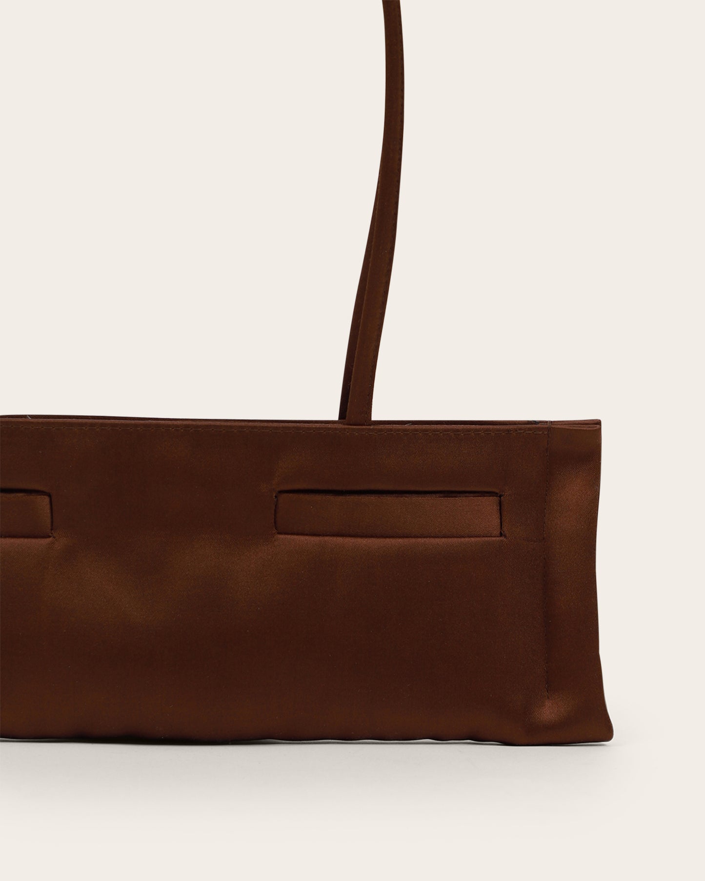 Satin Rectangulo Pockets Bag