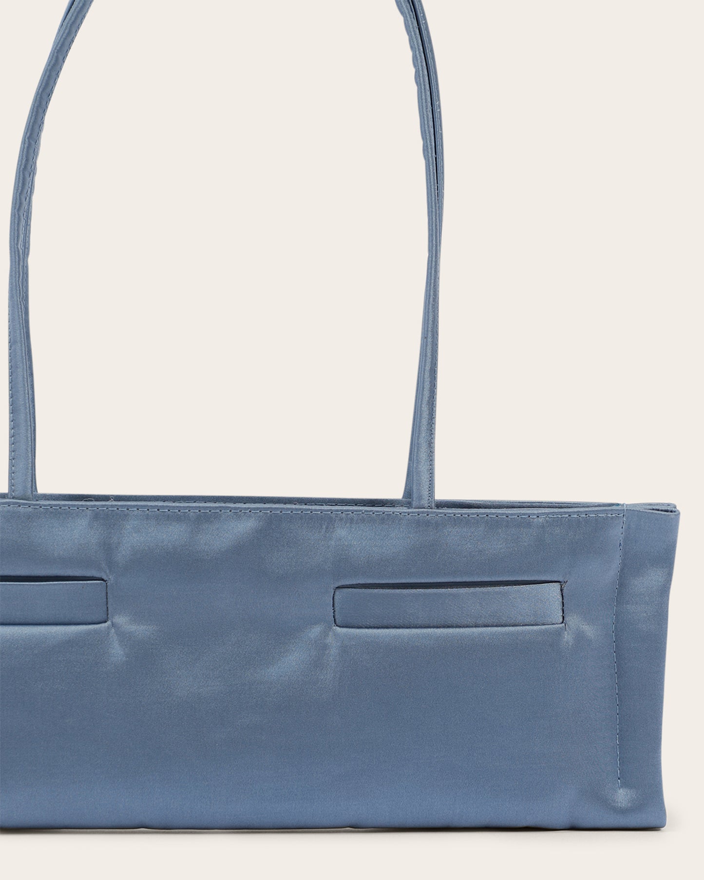 Satin Rectangulo Pockets Bag