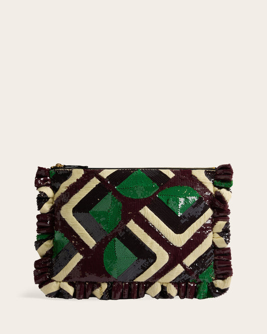 Embroidered Hand Pochette