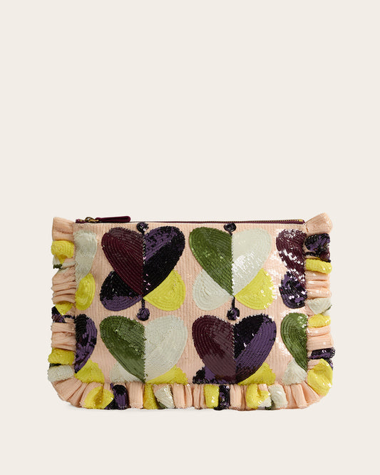 Embroidered Hand Pochette