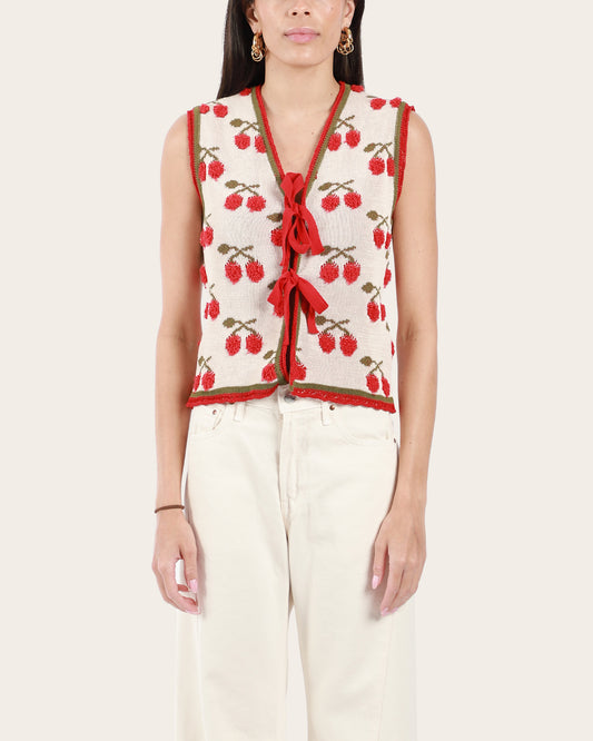 Cherry Gilet