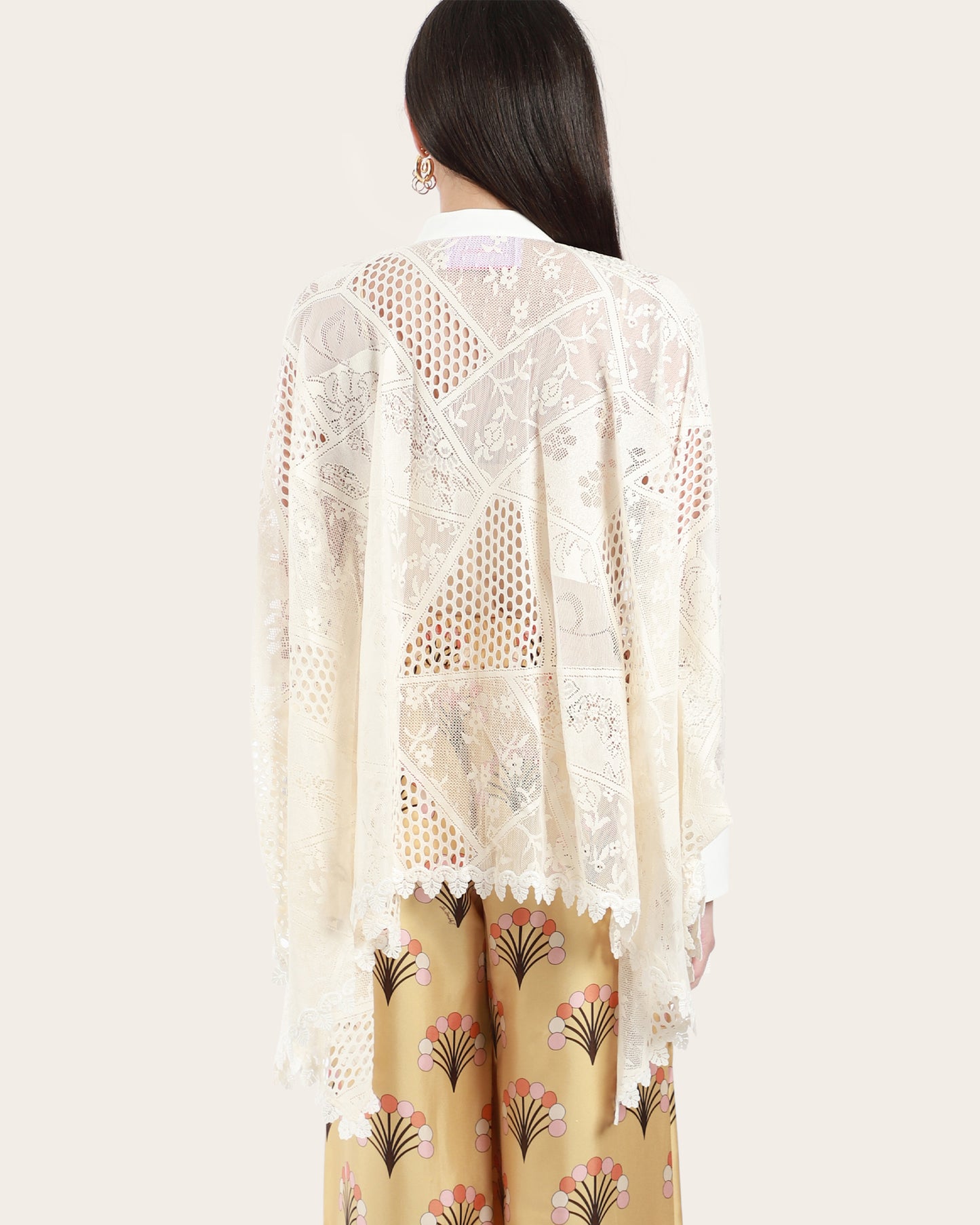 Lace Foulard Shirt