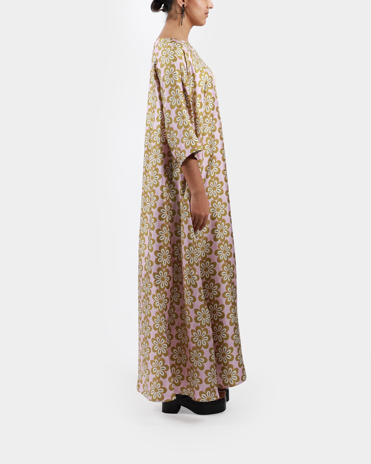 Muumuu Dress Round Neck