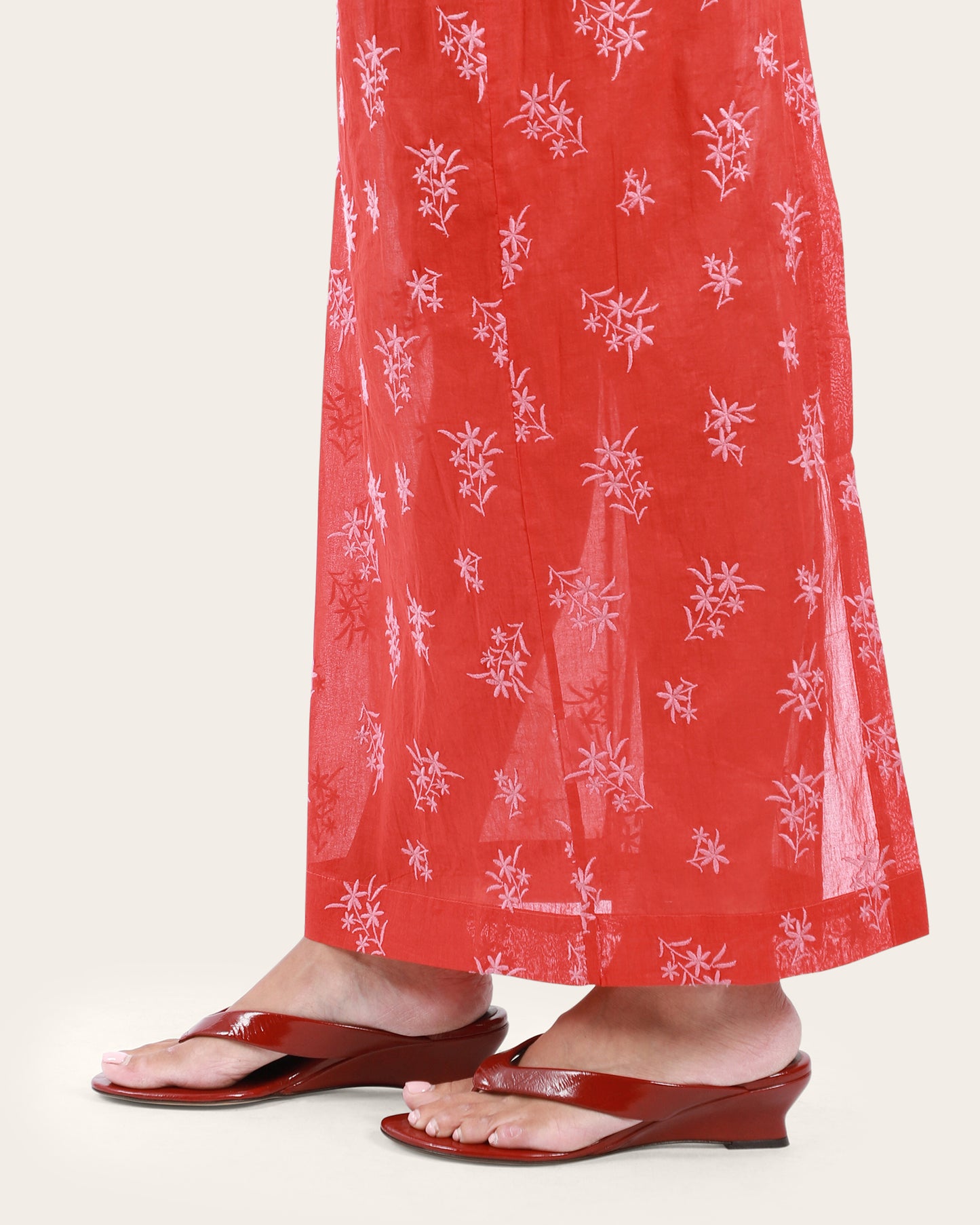 Micro Wedge Thong Sandal