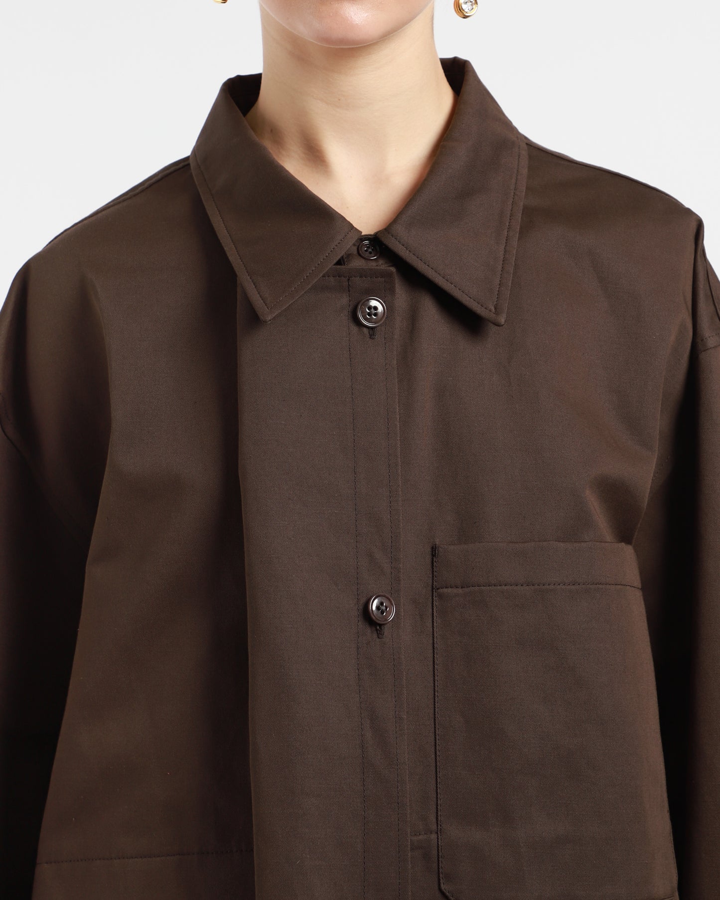 Asymmetric Overshirt