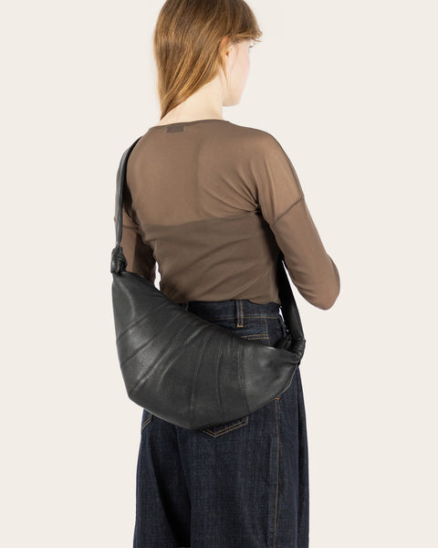 Medium Soft Grain Croissant Bag