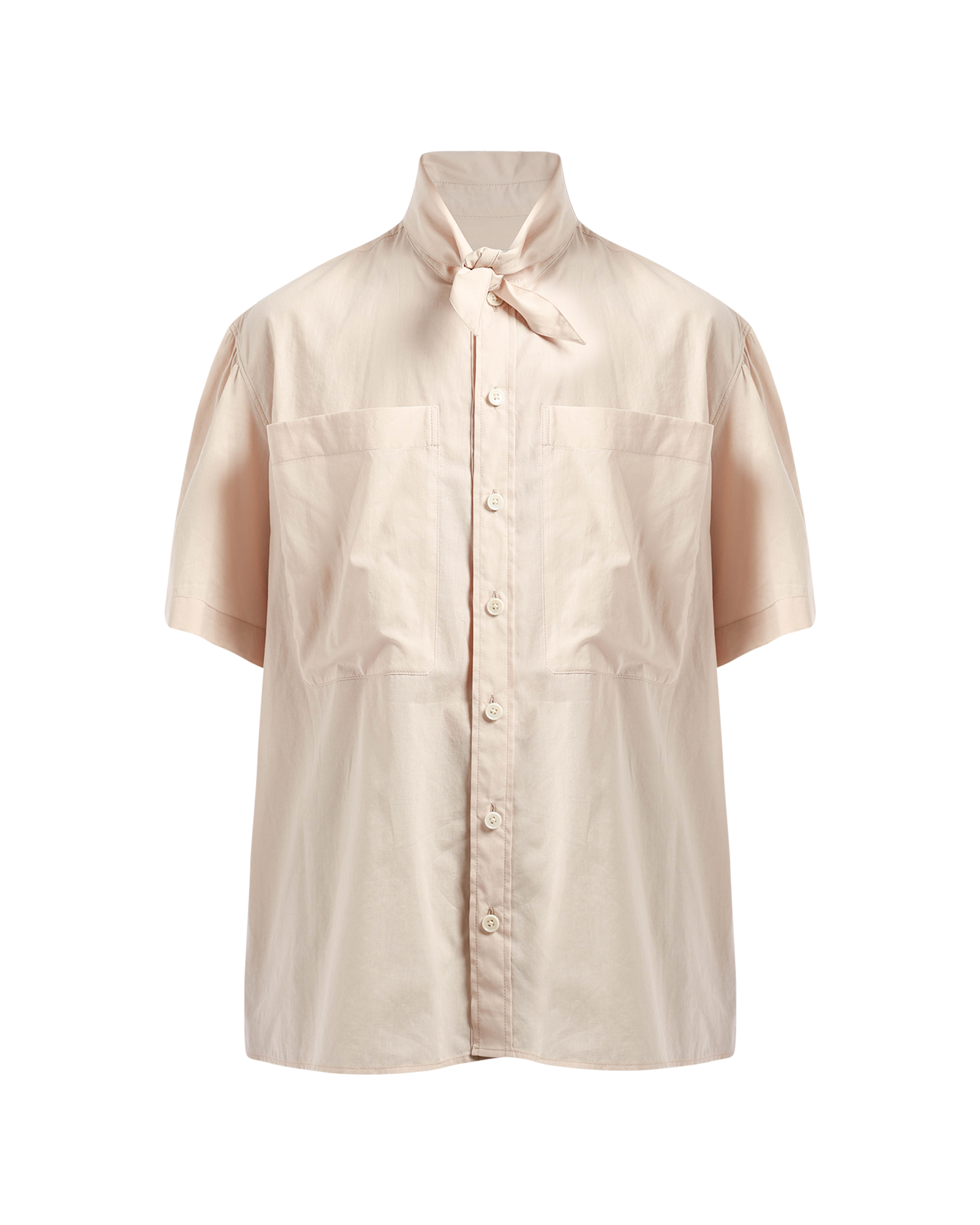 Lemaire Short Sleeve Shirt With Foulard Online | Camargue Fashion