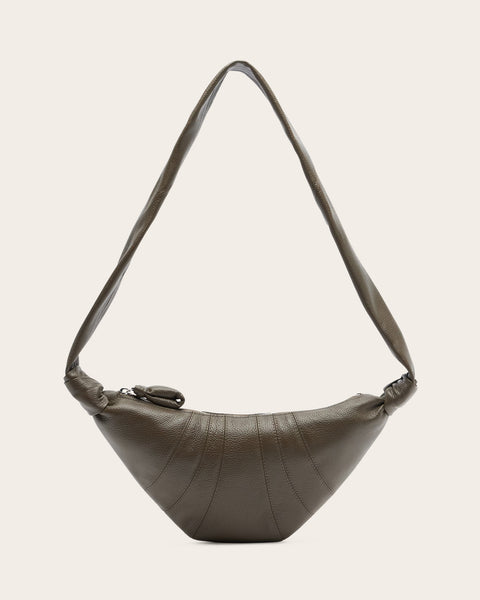 Medium Soft Grain Croissant Bag