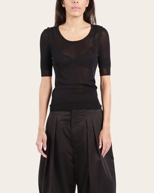Seamless Trompe L'Oeil Top