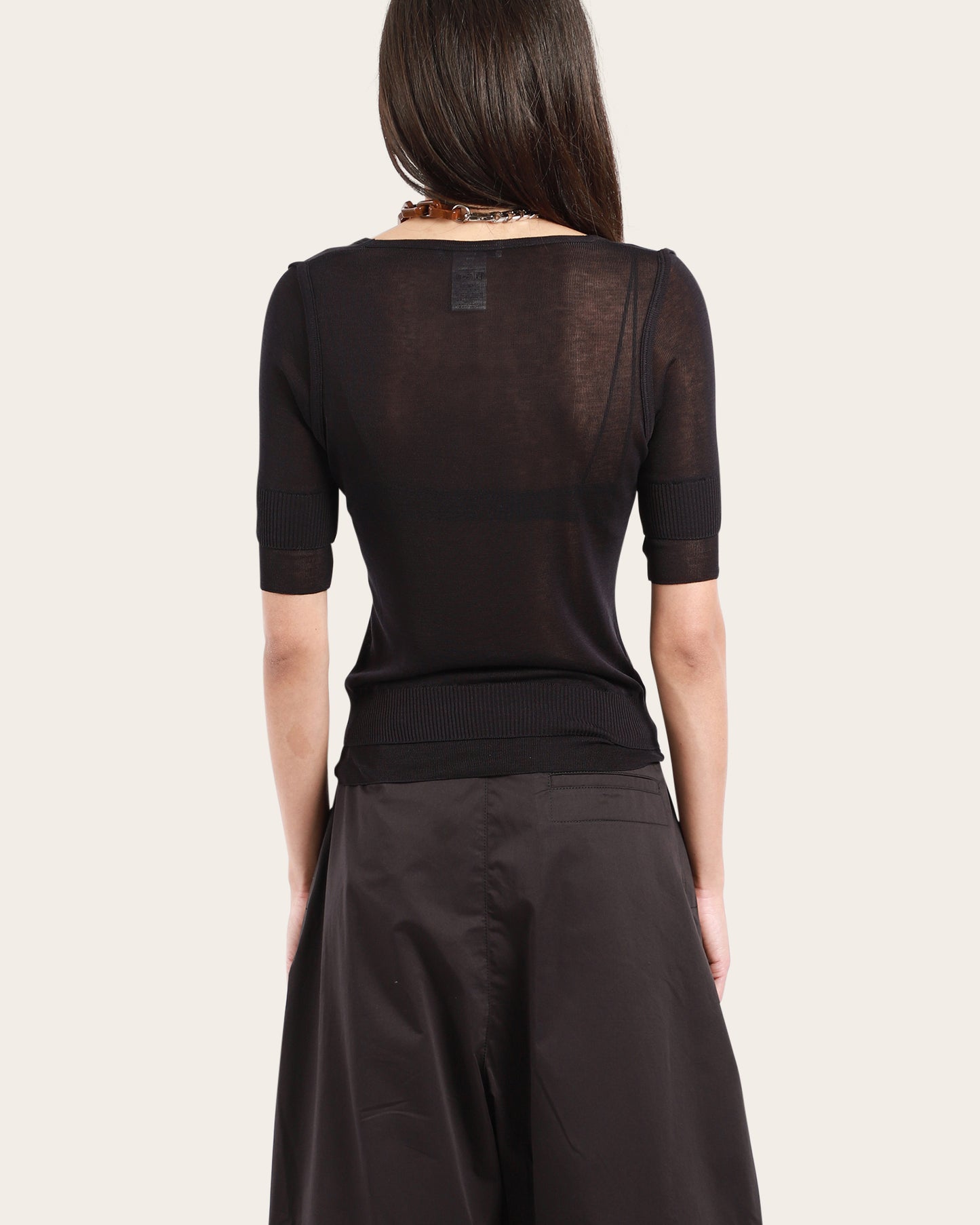 Seamless Trompe L'Oeil Top