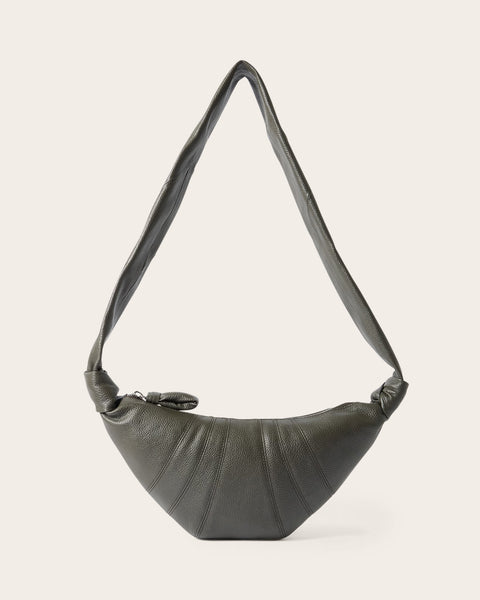 Small Soft Grain Croissant Bag