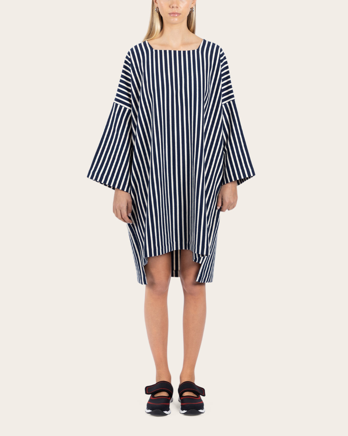 Vertical Stripe Mariniere Dress