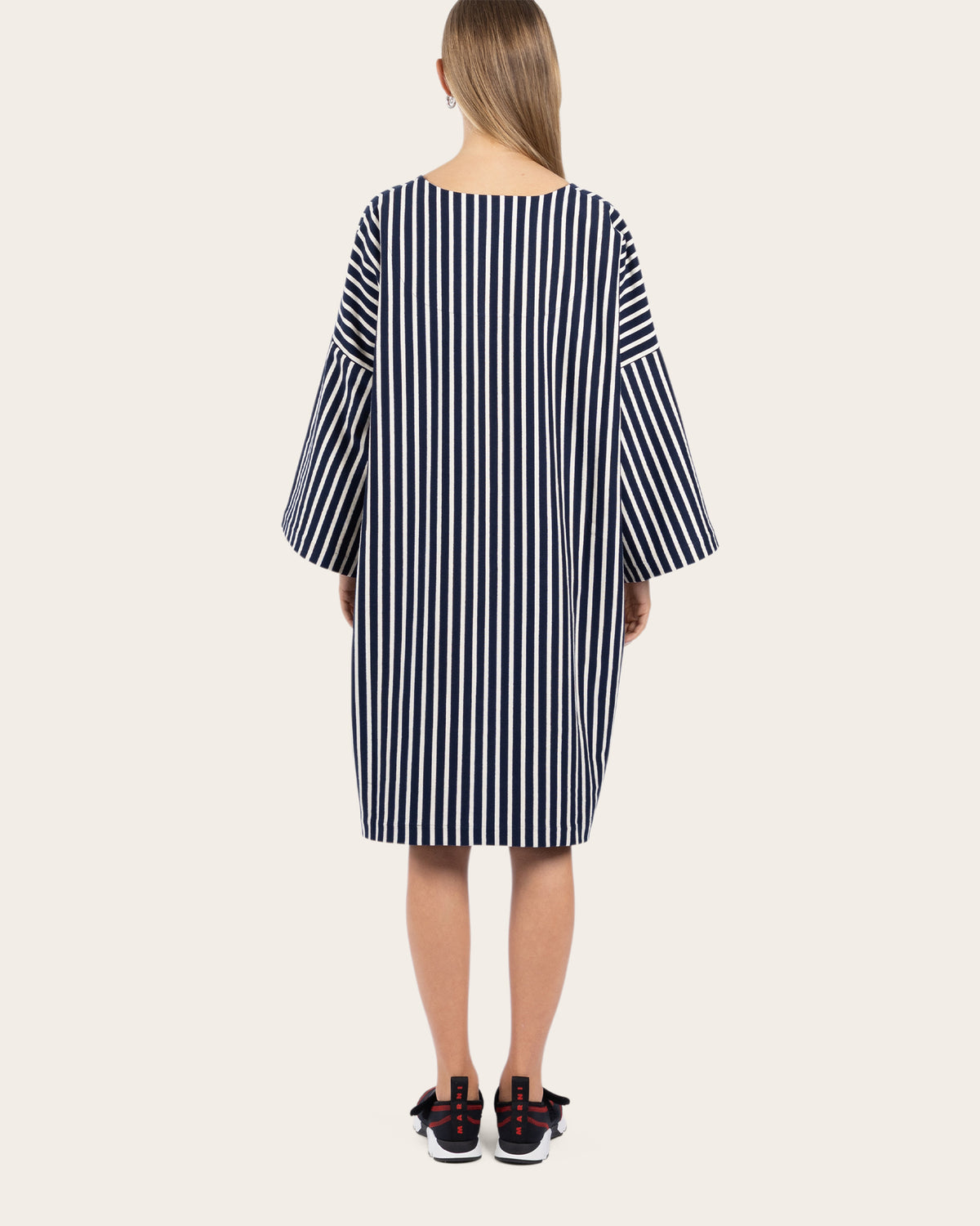 Vertical Stripe Mariniere Dress