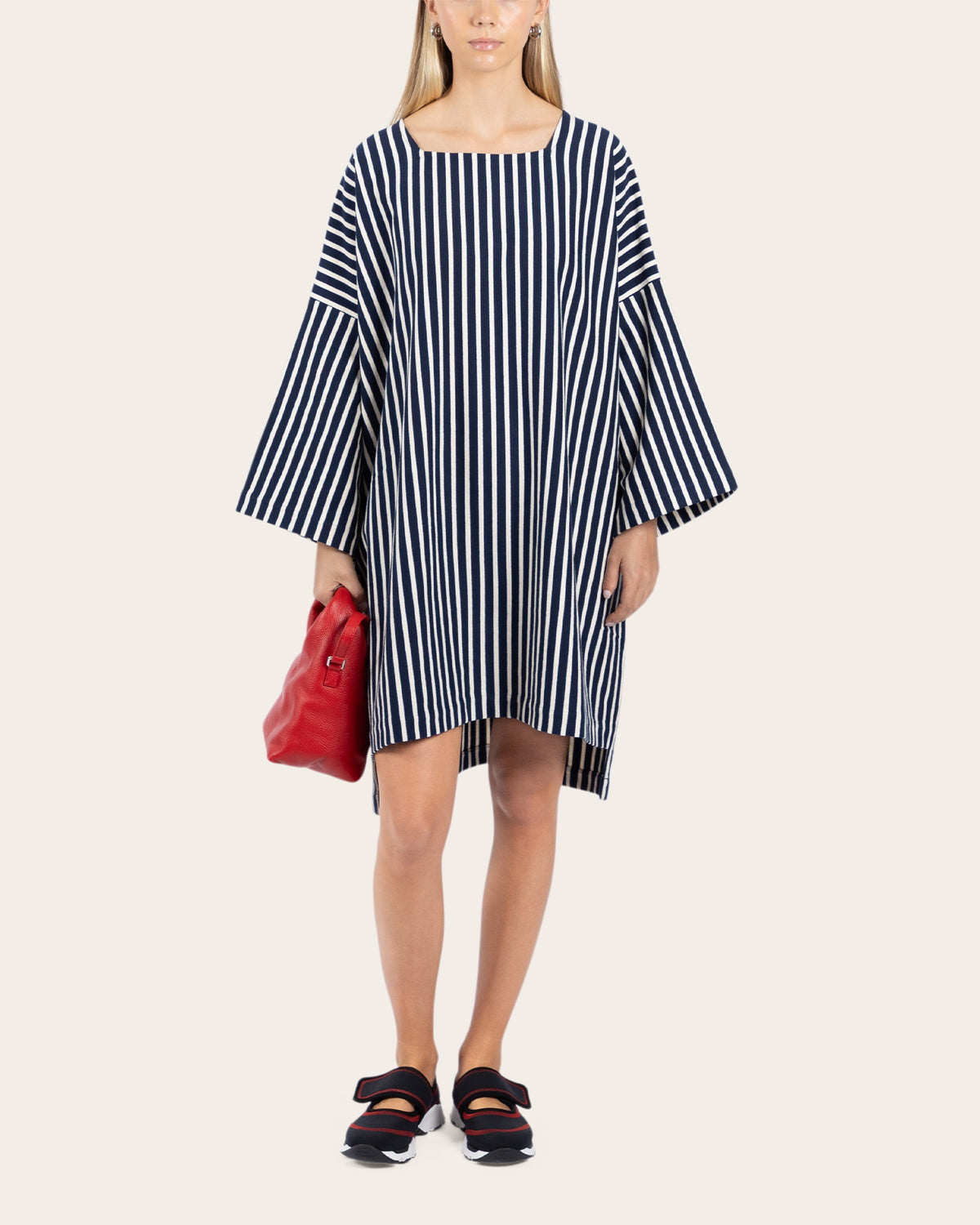 Vertical Stripe Mariniere Dress