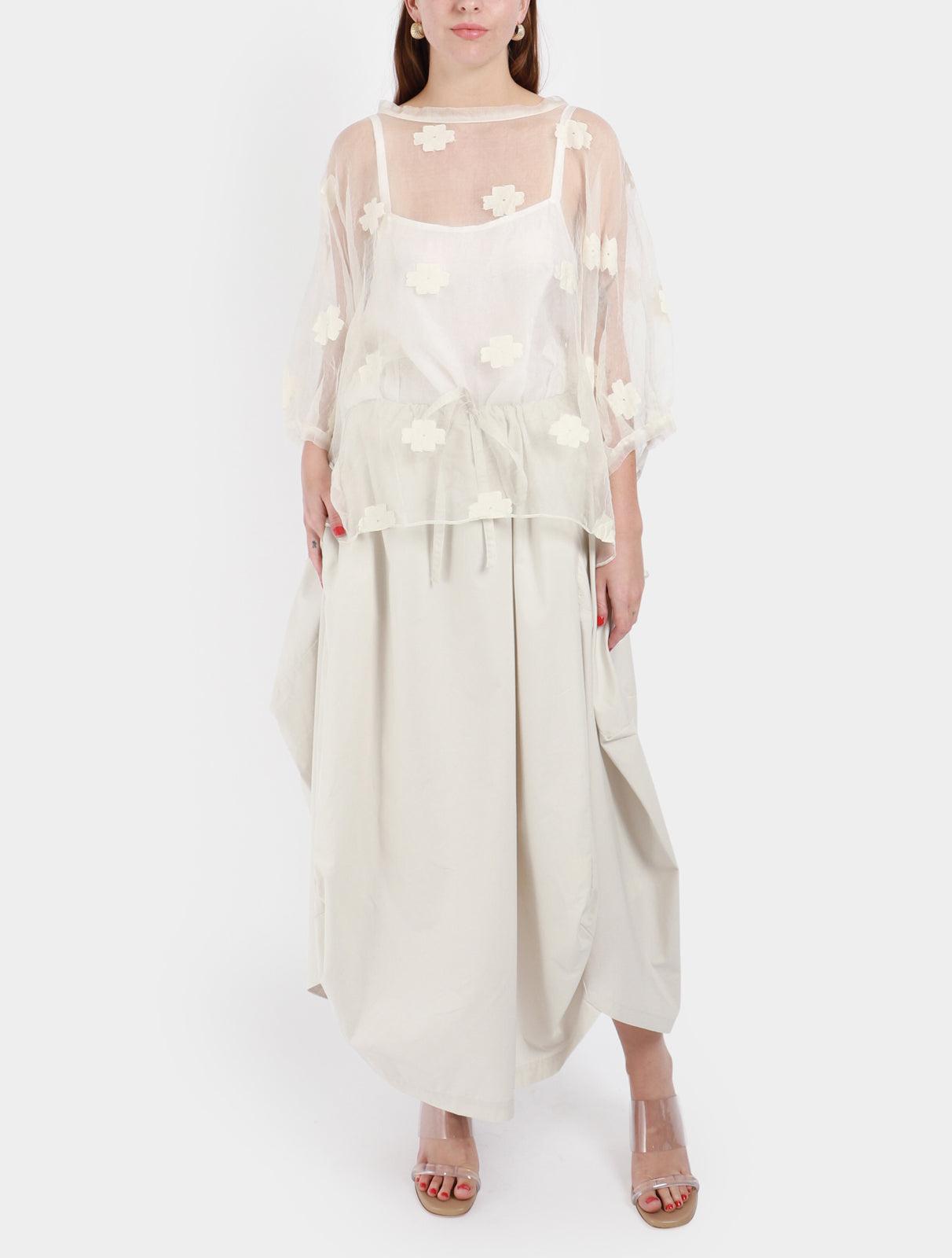 Organza Sheer Top