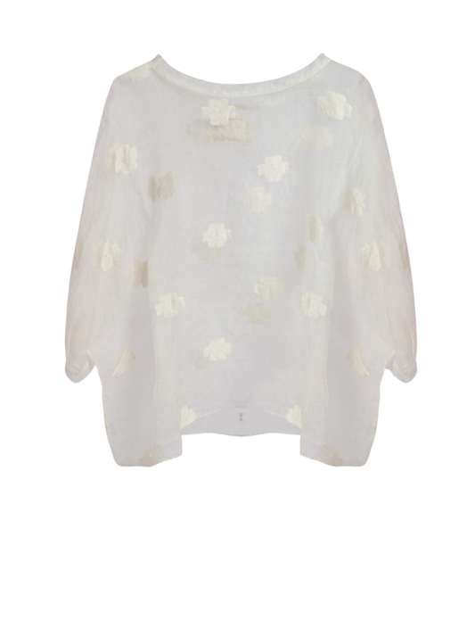 Organza Sheer Top