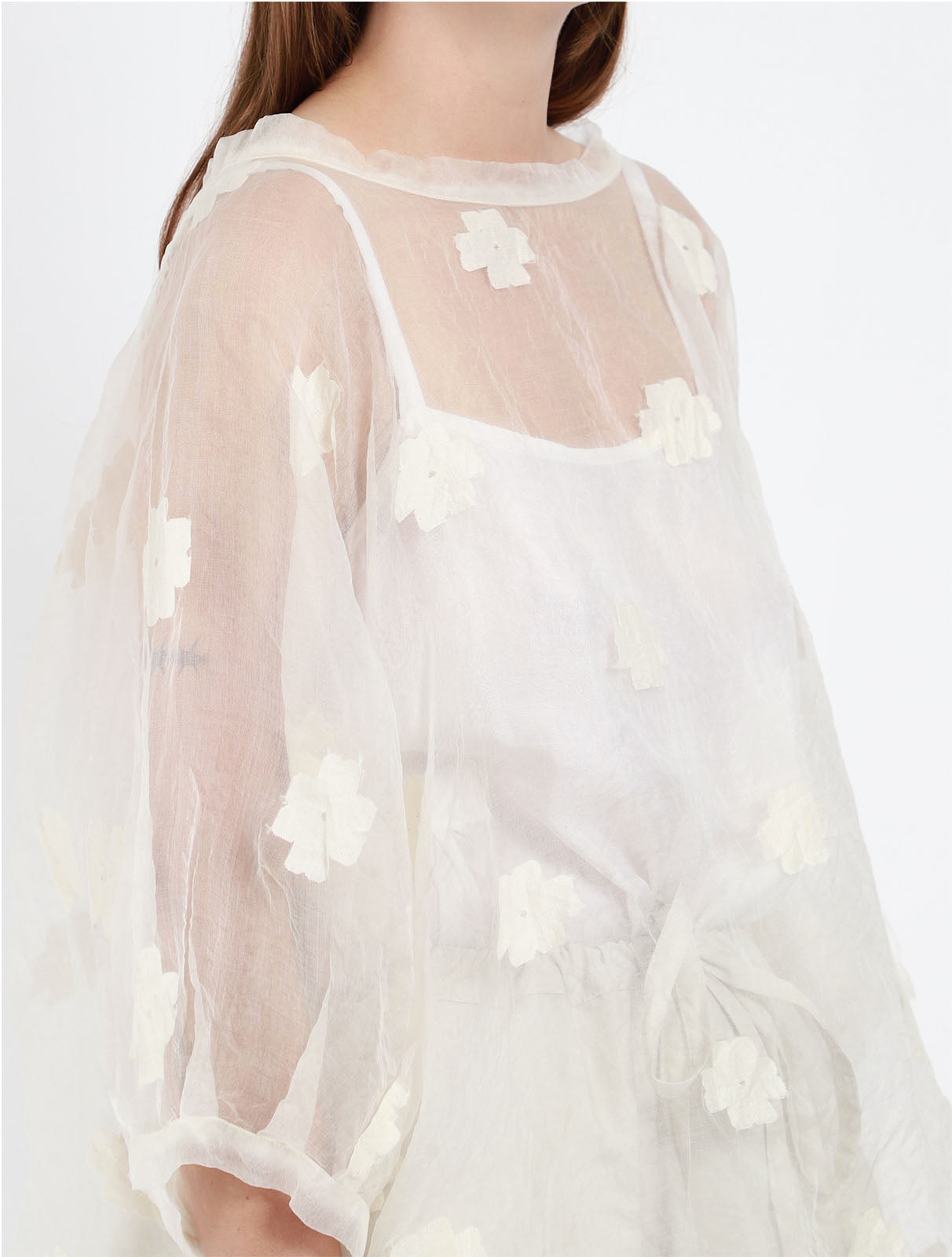 Organza Sheer Top