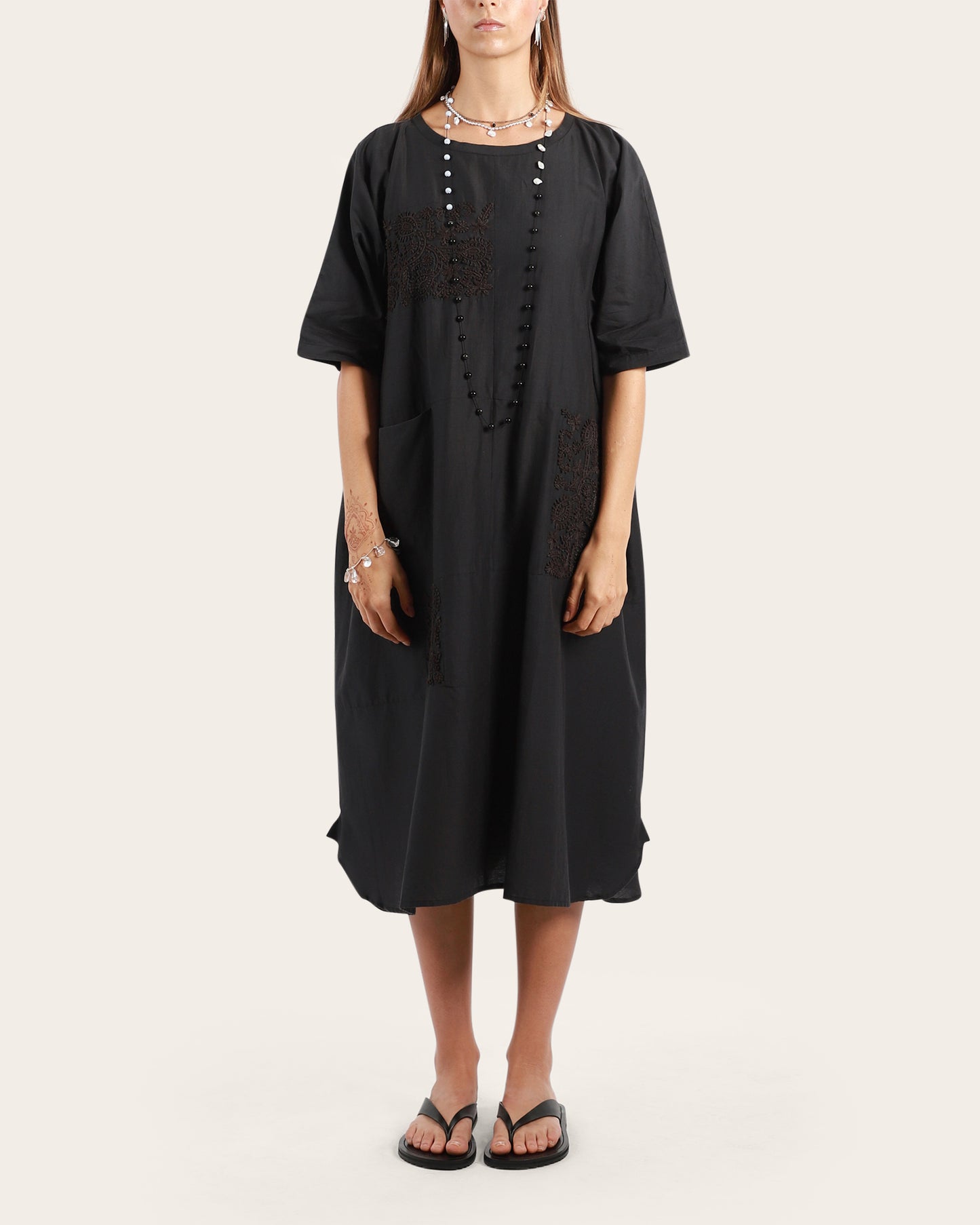 Patchwork Embroidery Dress