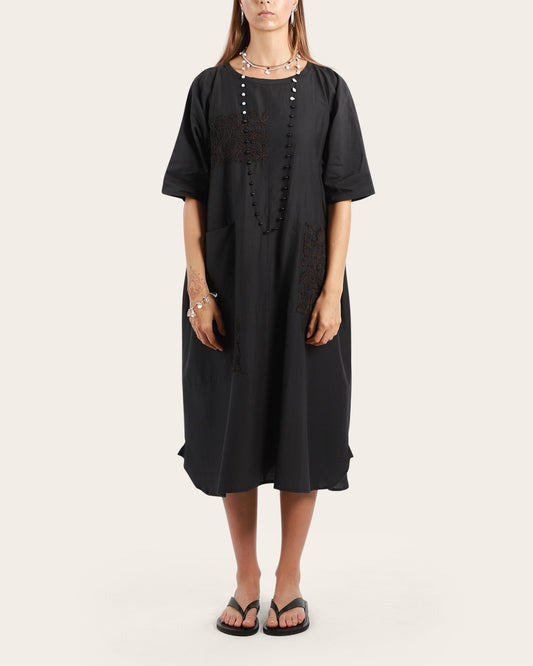 Patchwork Embroidery Dress