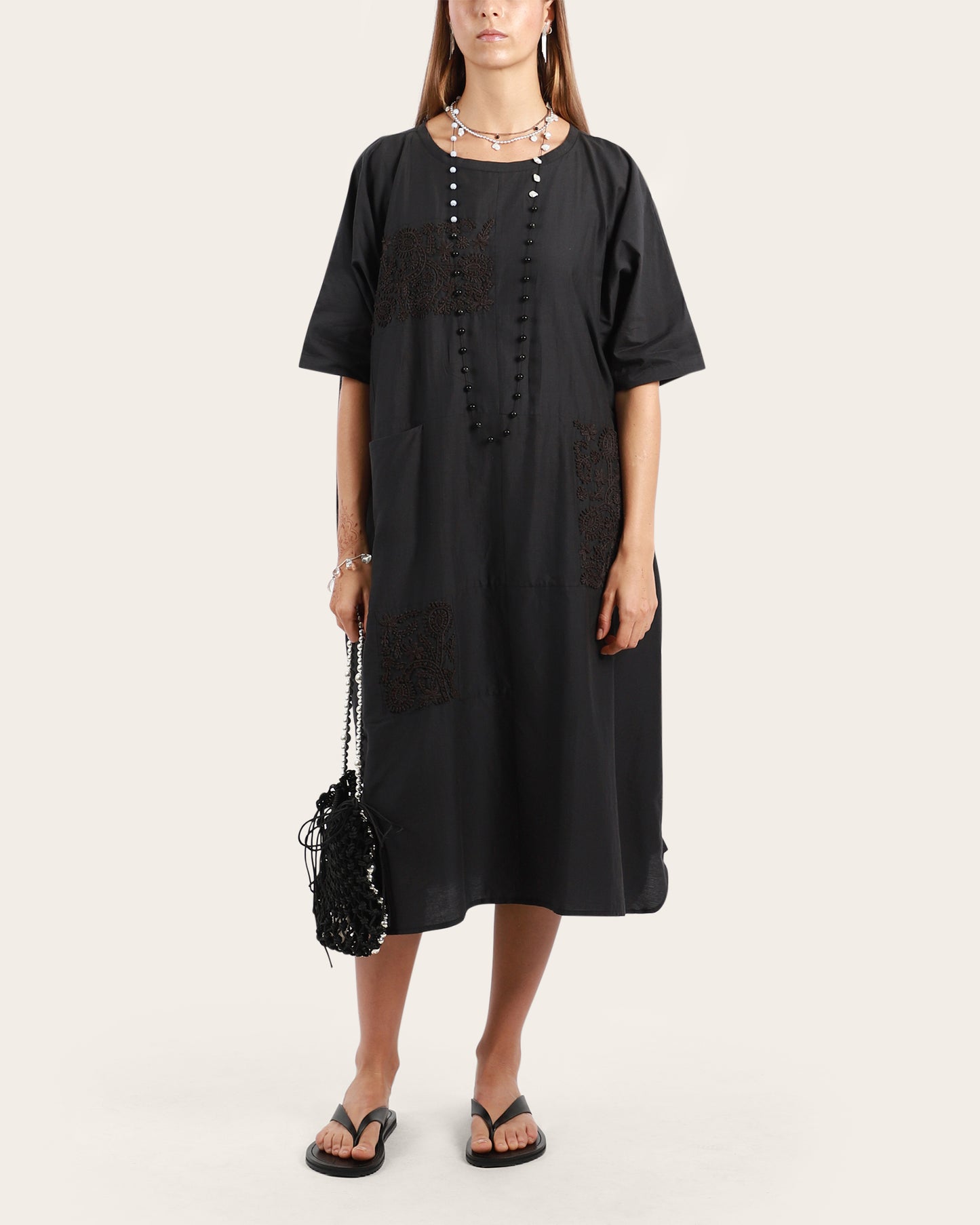 Patchwork Embroidery Dress