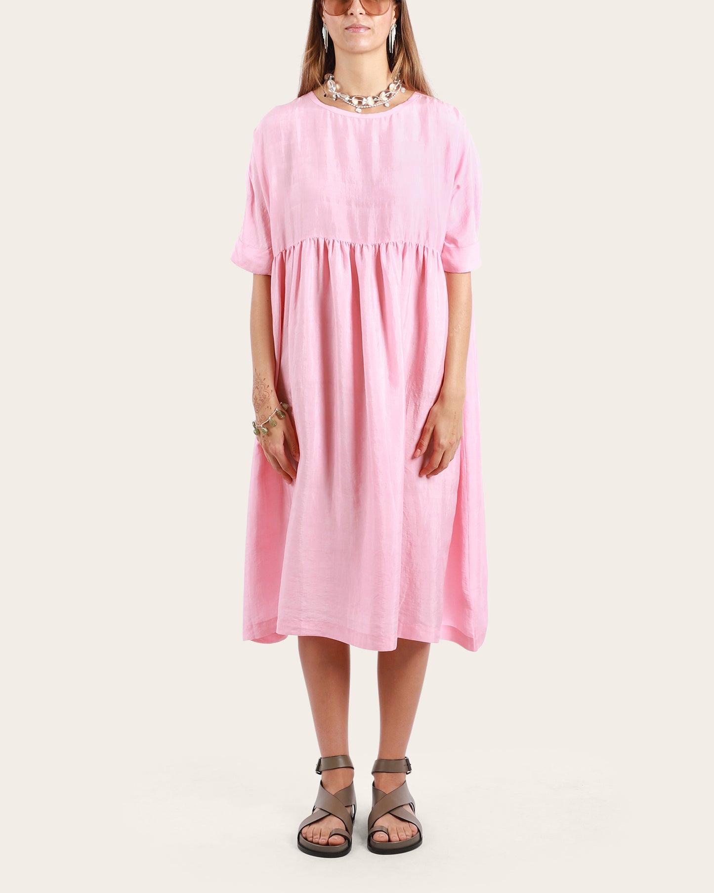 Wide Gather Dress