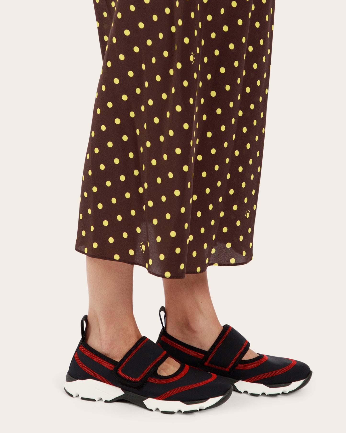Lycra Mary Jane Sneaker