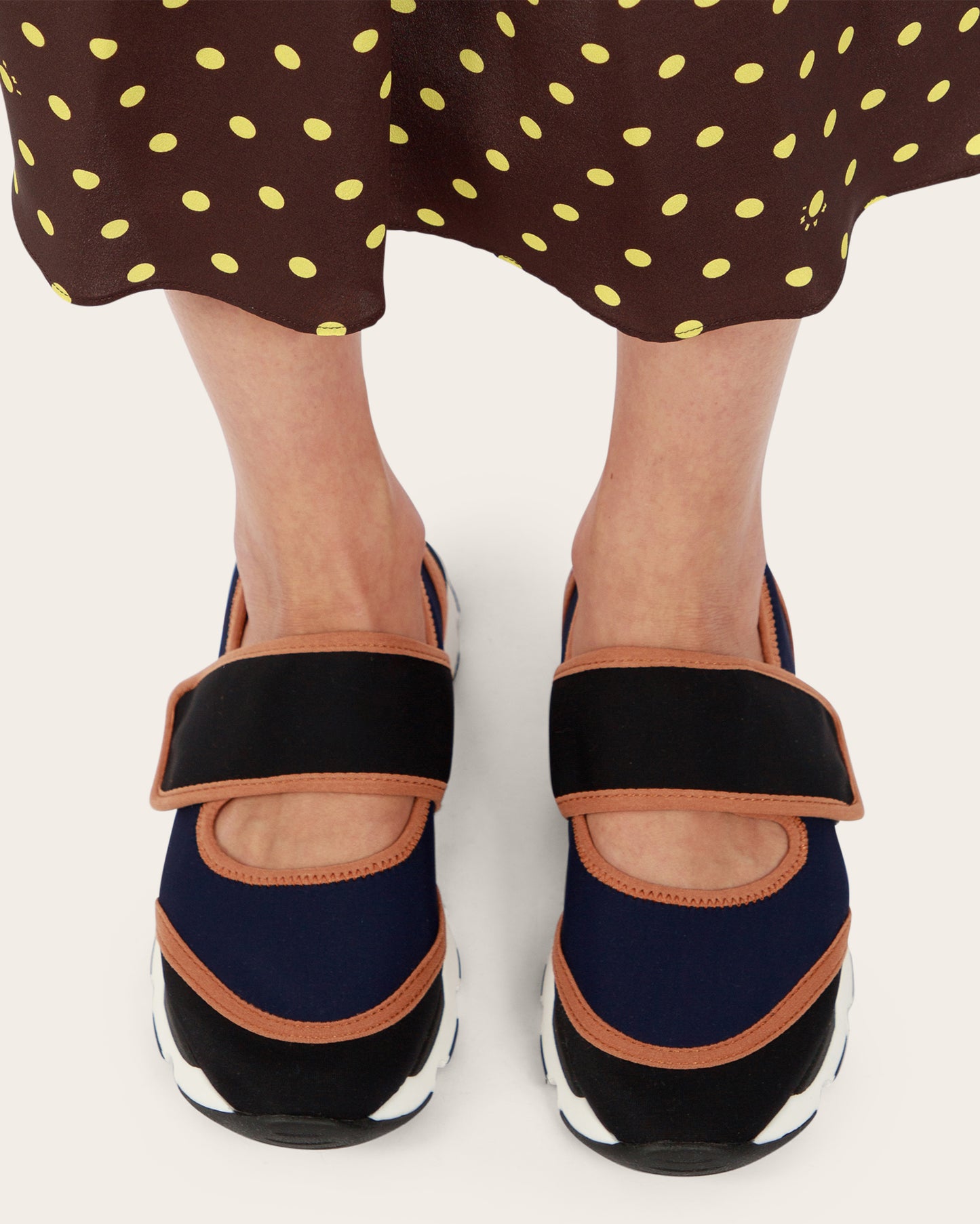 Lycra Mary Jane Sneaker