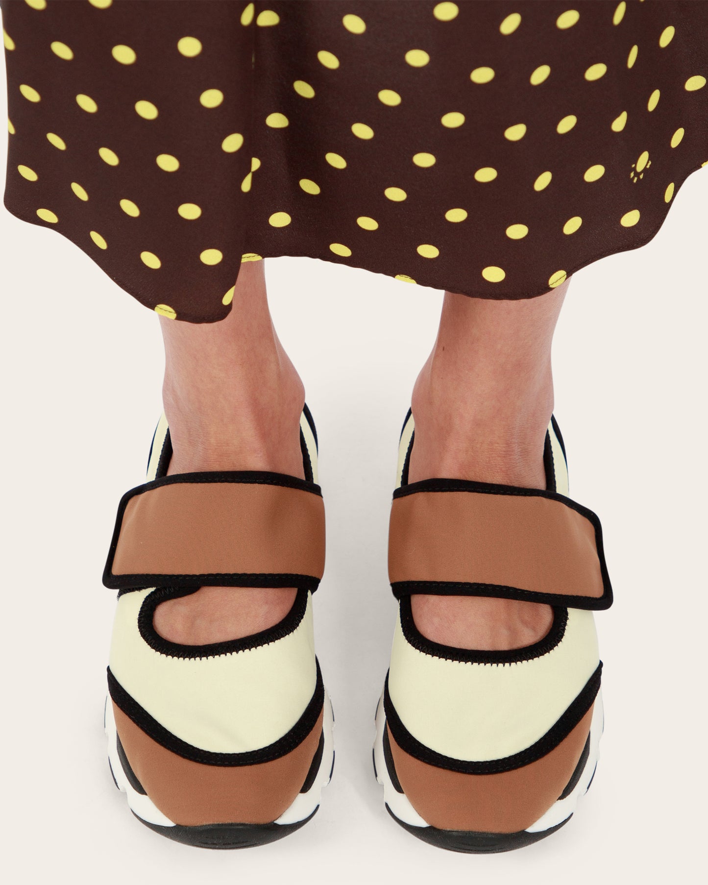 Lycra Mary Jane Sneaker