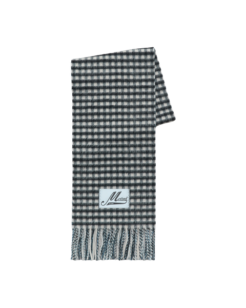 Alpaca Check Scarf