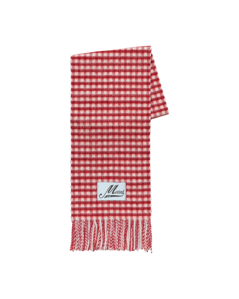 Alpaca Check Scarf