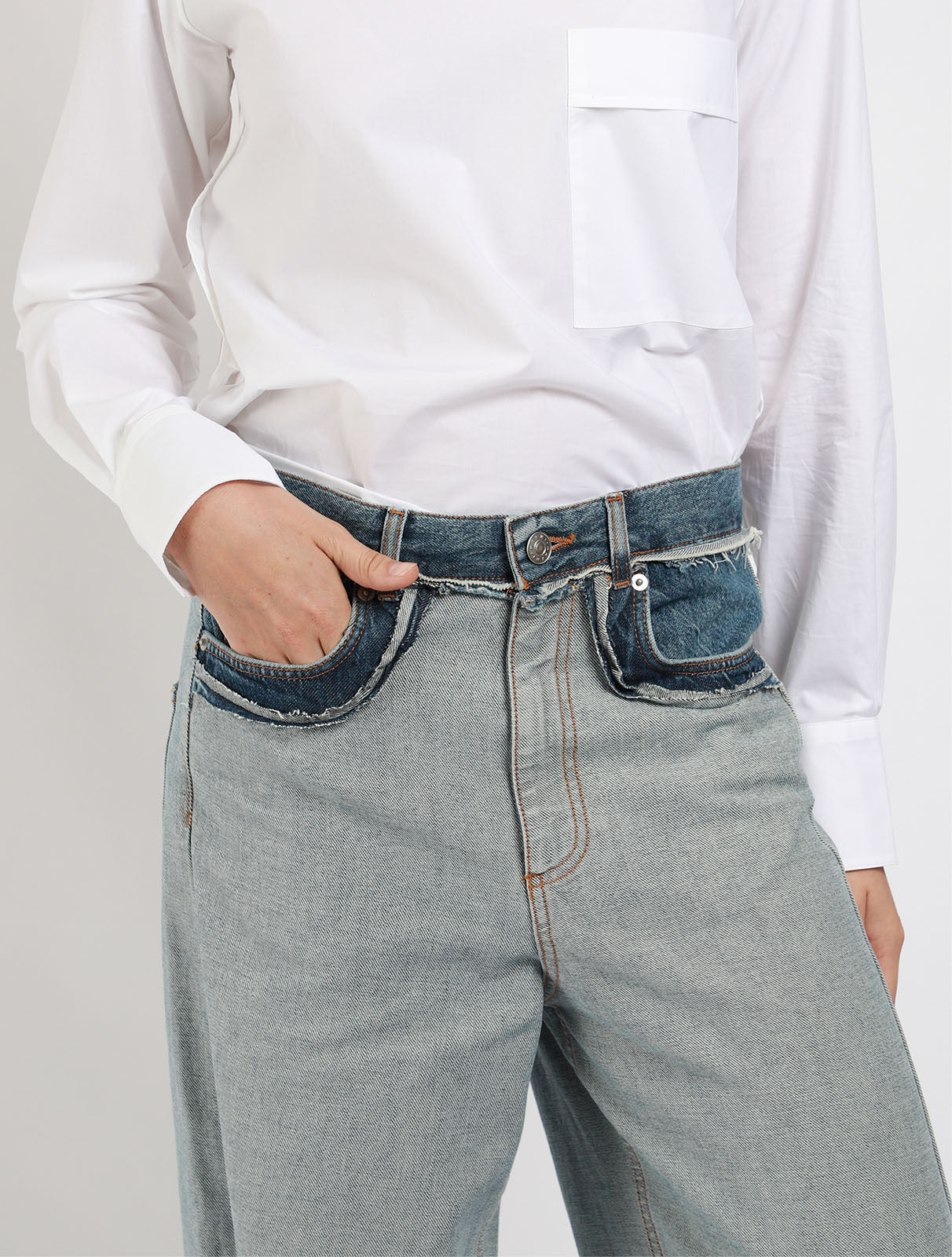 Reverse Detail Jeans