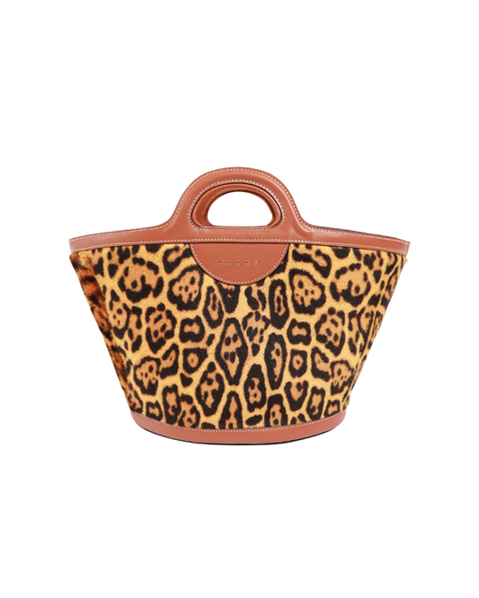 Tropicalia Leopard Small Tote Bag