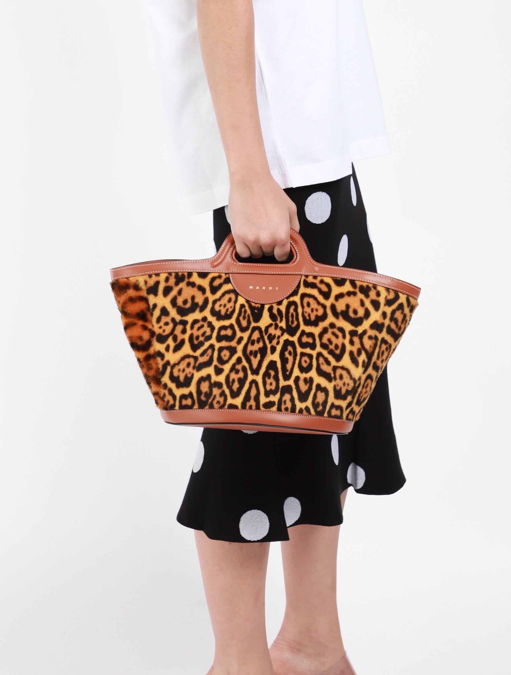 Tropicalia Leopard Small Tote Bag