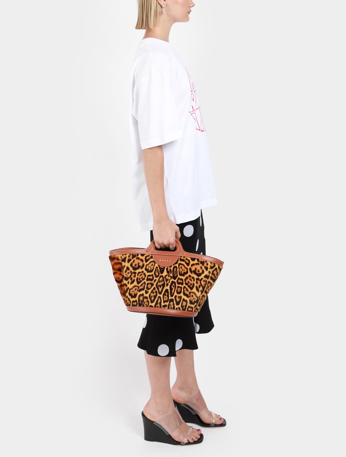 Tropicalia Leopard Small Tote Bag