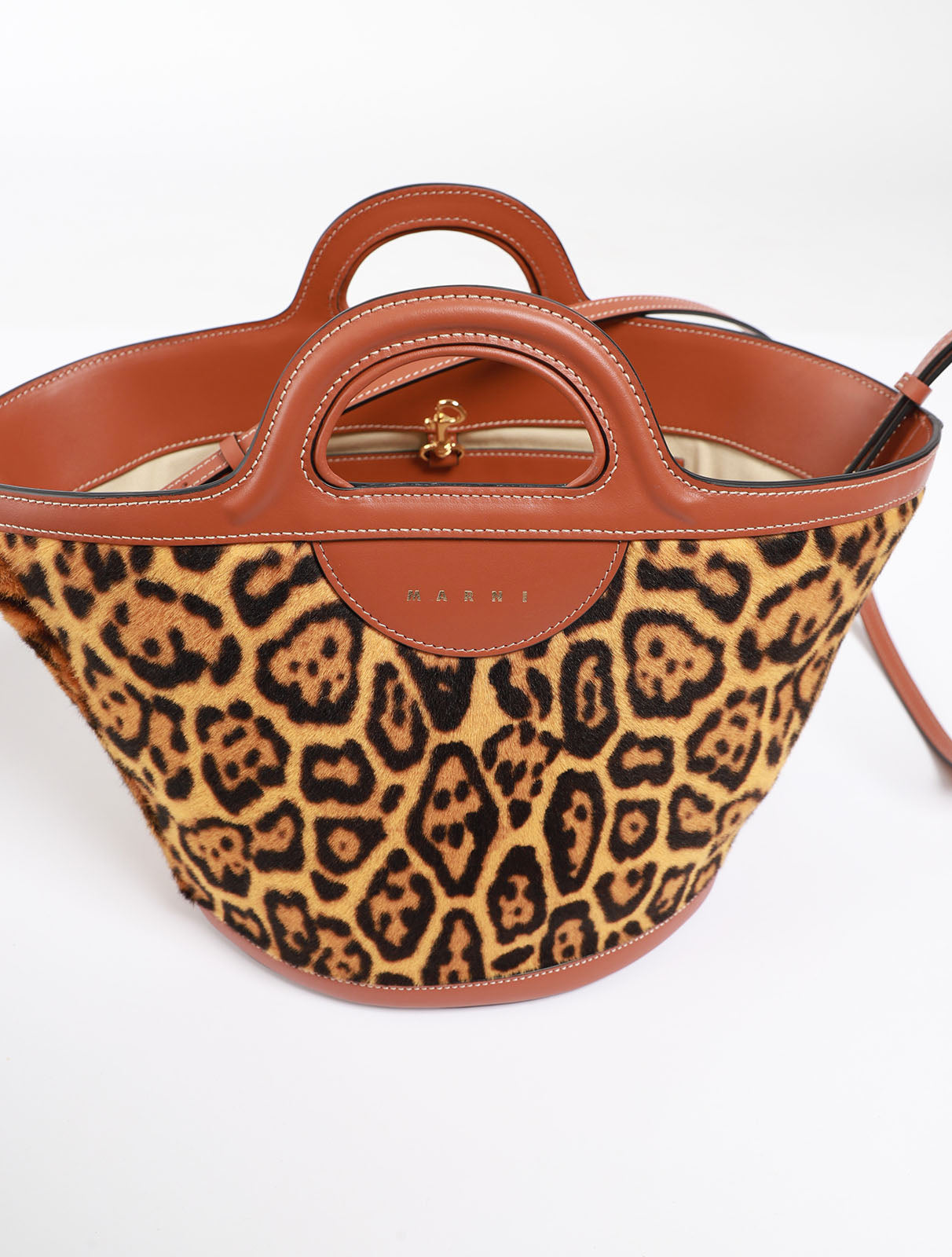 Tropicalia Leopard Small Tote Bag