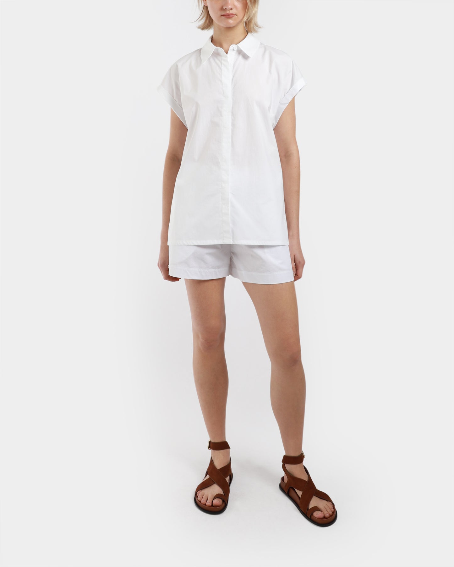 Relaxed Sleeveless Shirt